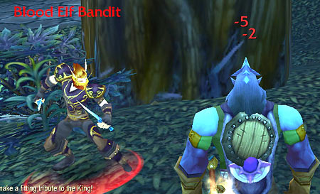 The Blood Elf Bandit’s distinctive Mask is a prized fashion 
